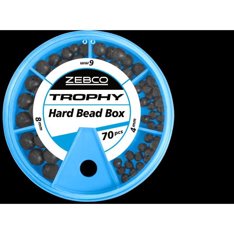 Zebco Bead Box hard black 70 pcs