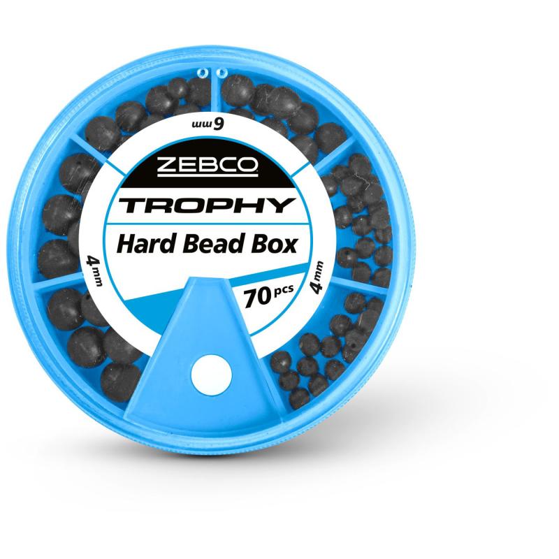 Zebco Bead Box hard black 70 pcs