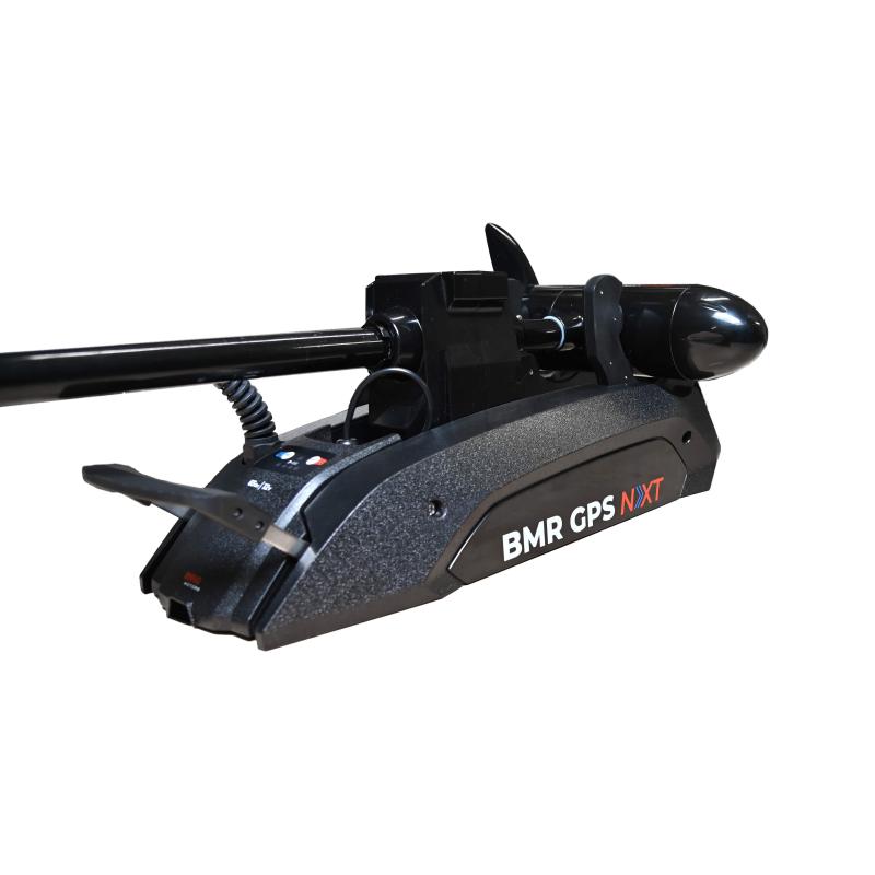 RhinoMotors BLX 65 BMR GPS NxT Longshaft 12V electric outboard motor 190cm white 24cm 54cm