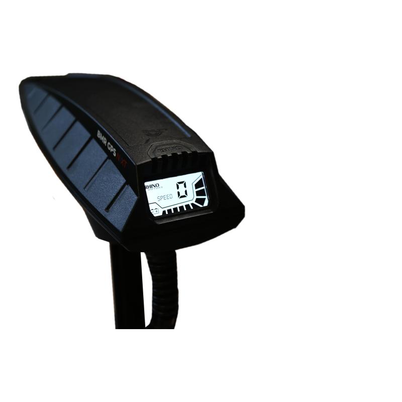 RhinoMotors BLX 65 BMR GPS NxT Longshaft 12V electric outboard motor 190cm white 24cm 54cm