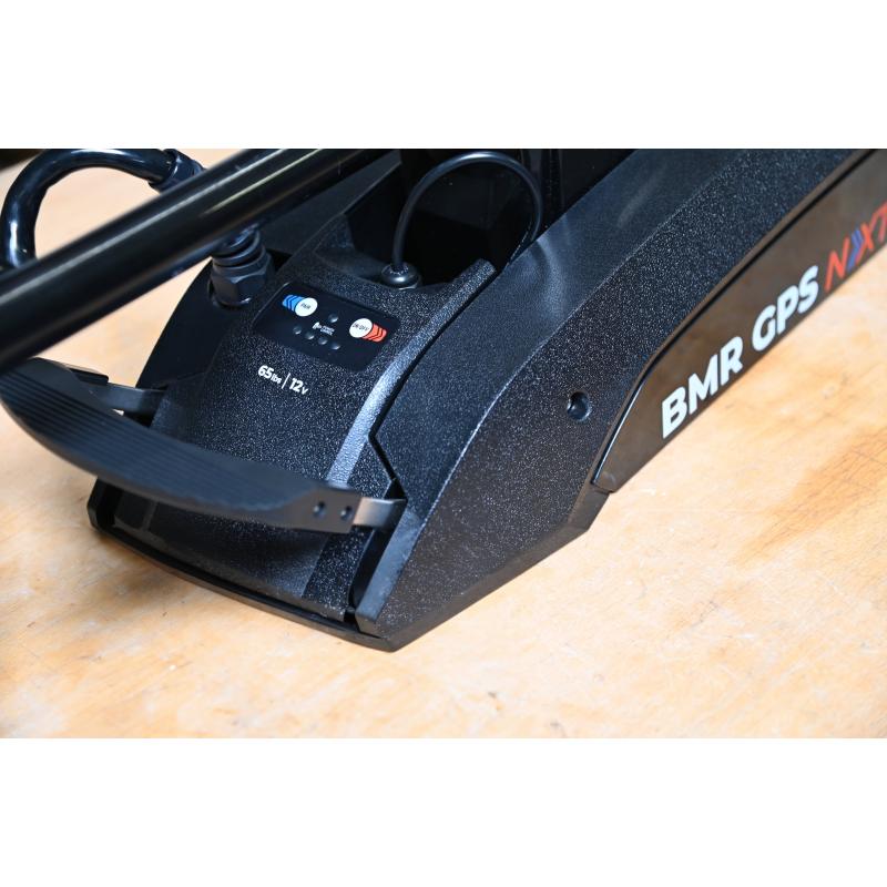 RhinoMotors BLX 65 BMR GPS NxT Longshaft 12V electric outboard motor 190cm white 24cm 54cm