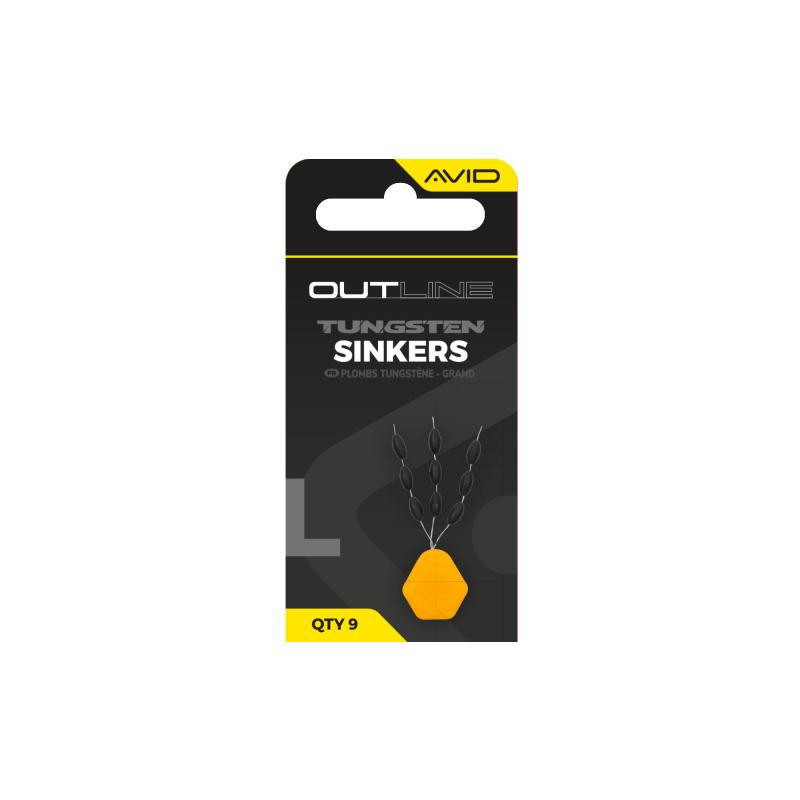 Avid Outline Tungsten Sinkers - Large