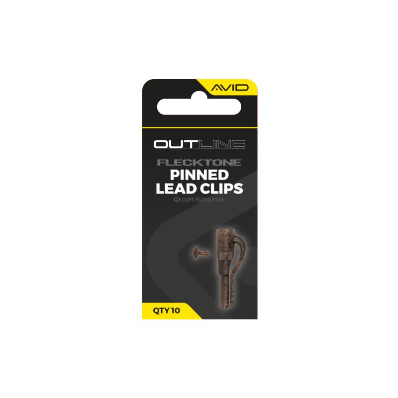 Avid Outline FleckTone Pinned Lead Clips