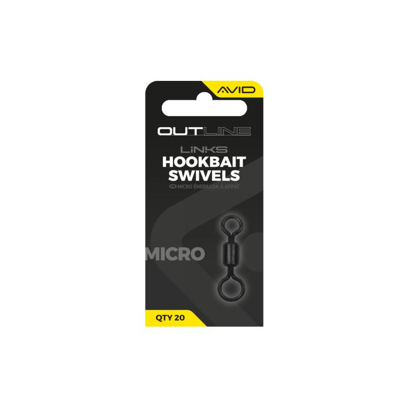 Avid Outline Mirco Hookbait Swivel - Size 17