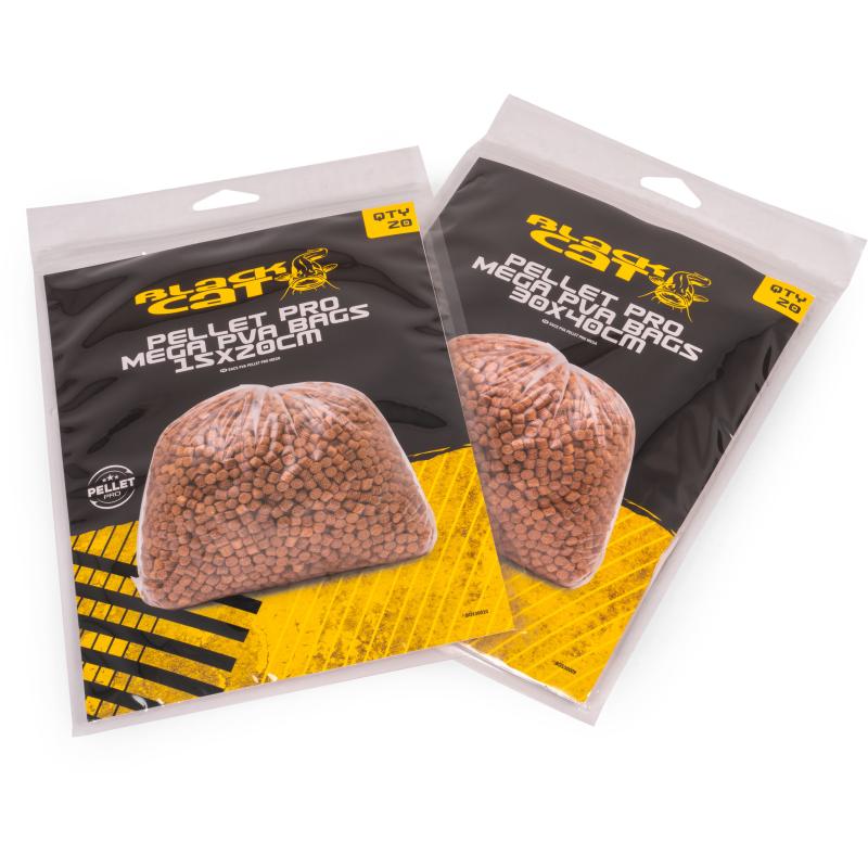 Black Cat Pellet Pro 15x20 Mega Pva Bags 20pcs