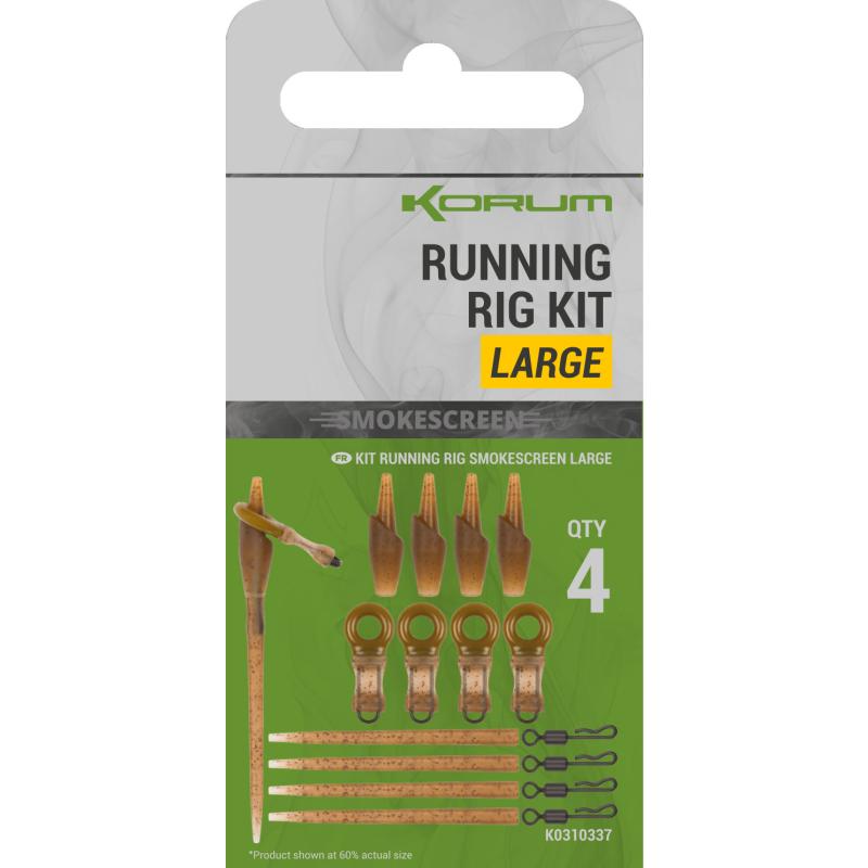Korum Smokescreen Running Rig Kit Large
