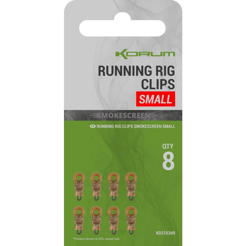 Produktbild Korum Smokescreen Running Rig Clips Small