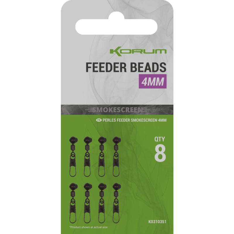 Korum Smokescreen Feeder Beads 4mm