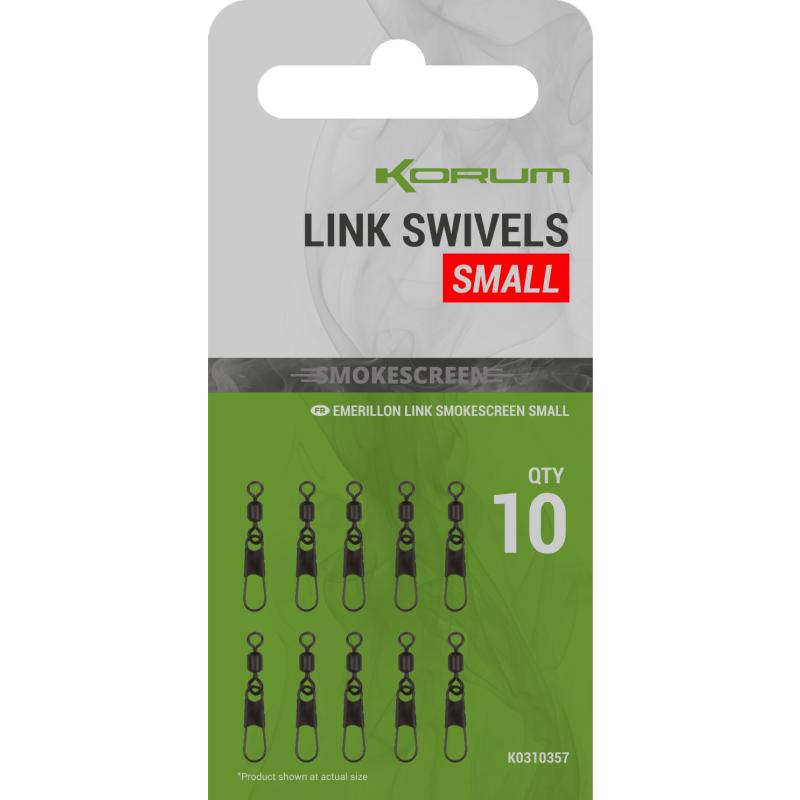 Korum Smokescreen Link Swivels Small
