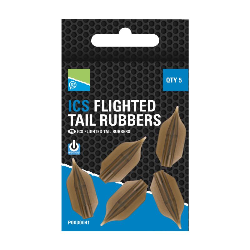 Preston Ics Flighted Tail Rubbers
