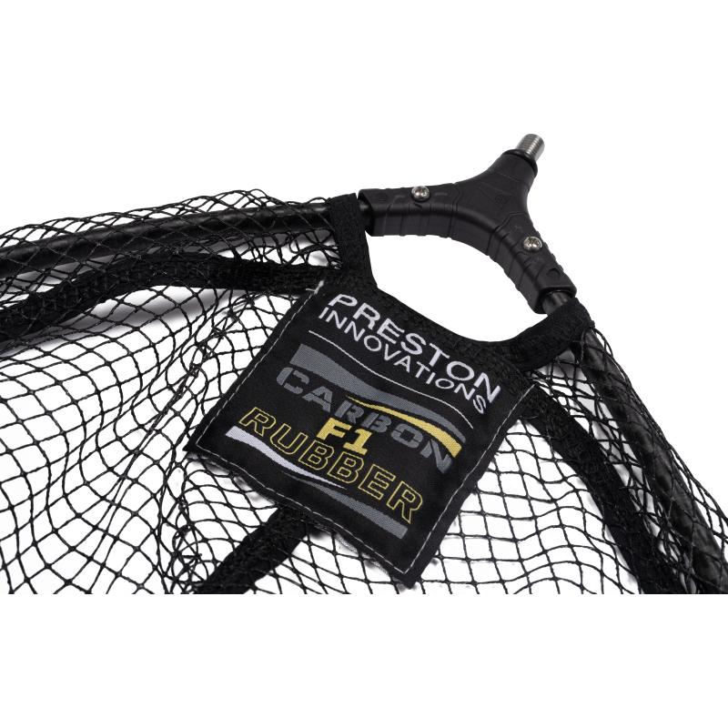 Preston Carbon F1 Latex Landing Net 16"