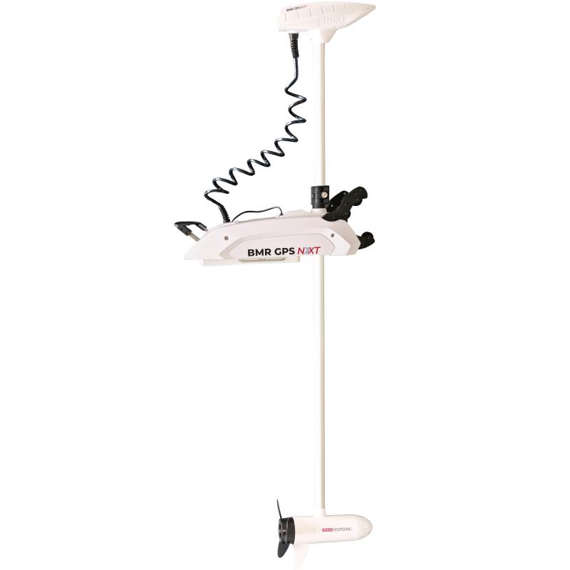 Rhino Motors BMR GPS NxT 65 Longshaft 12V electric outboard motor white