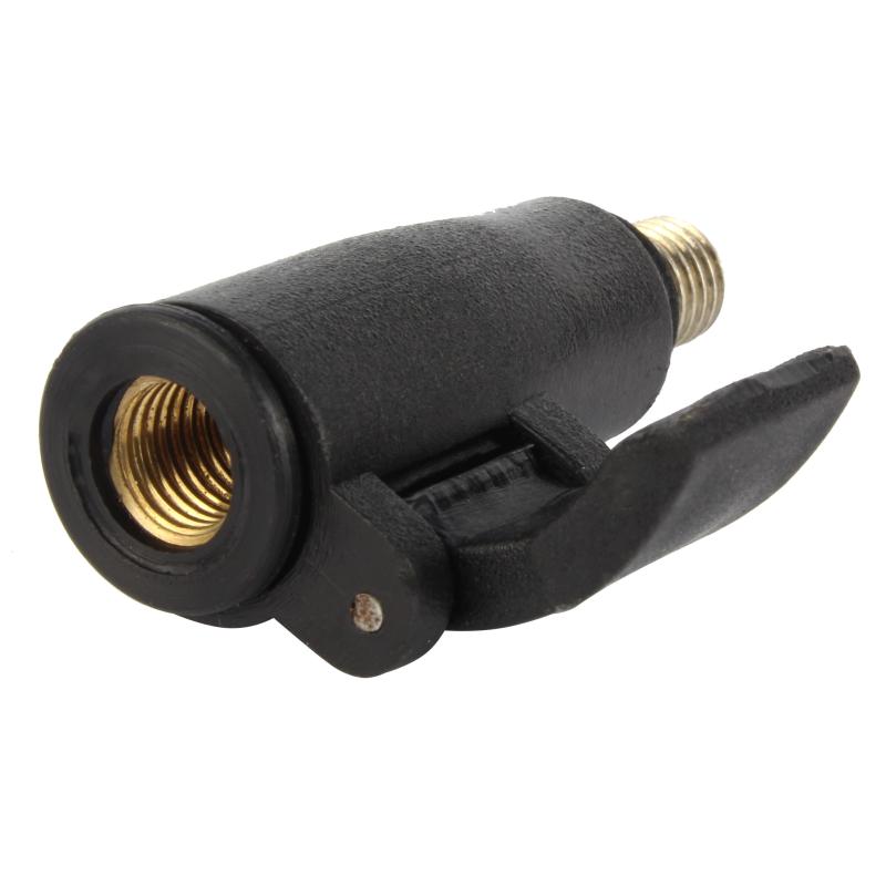Fishing Tackle Max Schnellwechseladapter schwarz mit Clip