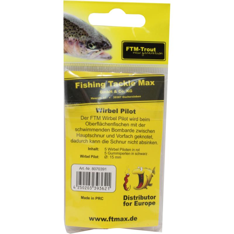 Fishing Tackle Max Wirbel Pilot rot 15 mm