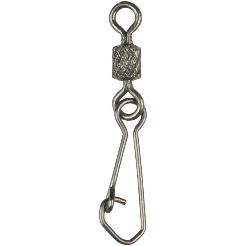 Fishing Tackle Max T&ouml;nnchenkarabiner m. Wirbel Gr. 4
