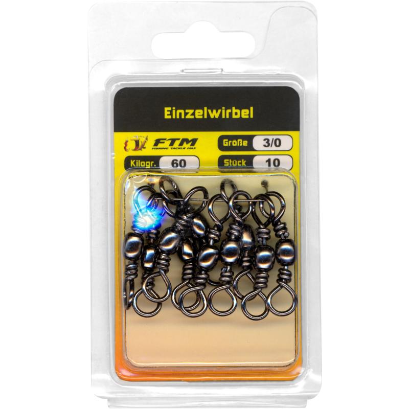 Fishing Tackle Max Einzelwirbel Gr. 3/0