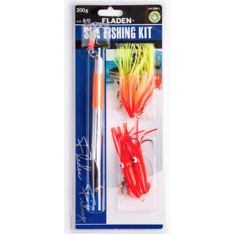 FLADEN Dorsch Rig Silver 200g Ready-to-fish