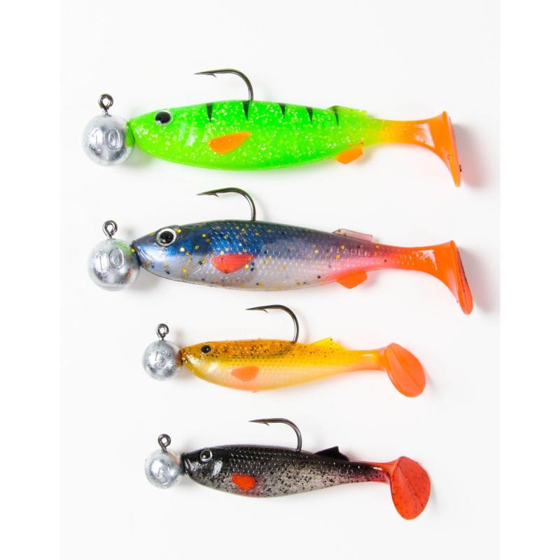 Fladen Scandi shad pack 4pcs 58-90mm 5g-10g