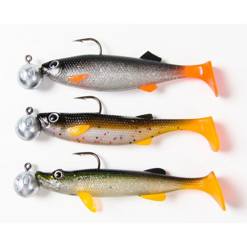 Fladen Scandi shad pack Realistic Bait3pcs 95-100mm  4pcs 58-90mm 5g-10g