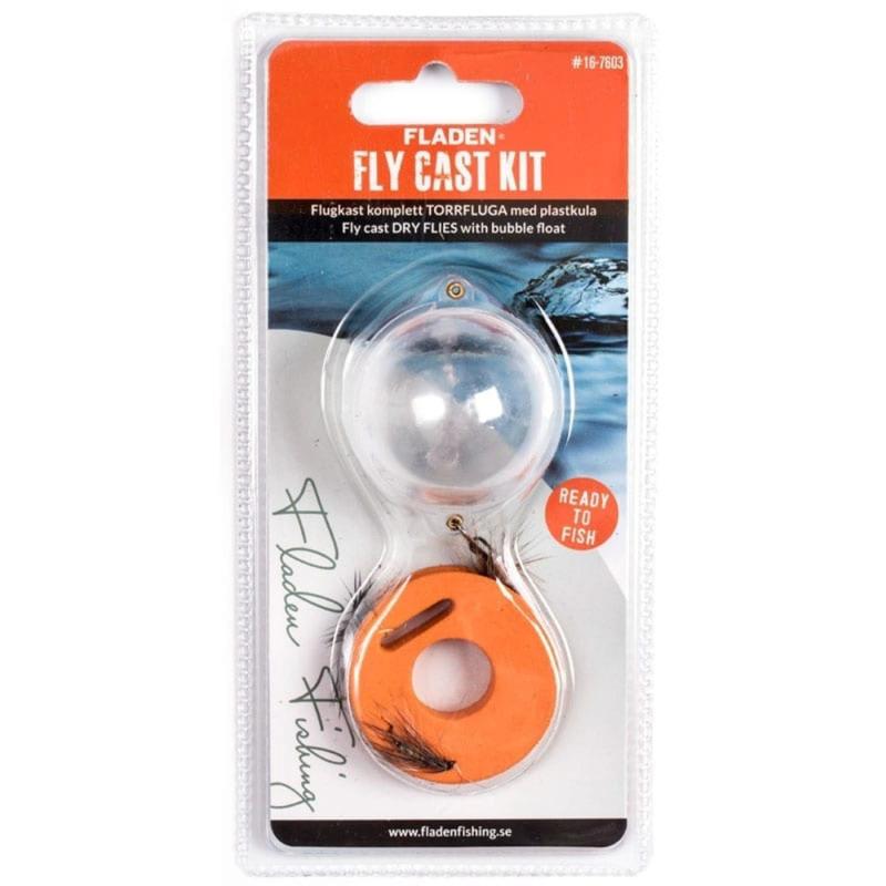 Fladen Fly-cast Dry Flies incl bubble float