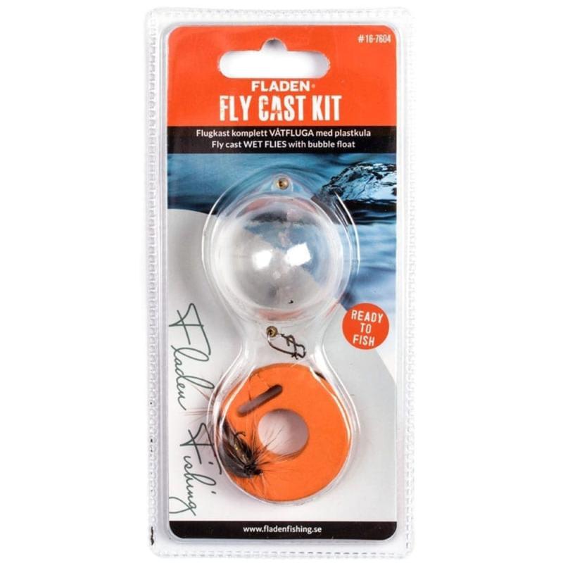 Fladen Fly-cast Wet Flies incl bubble float