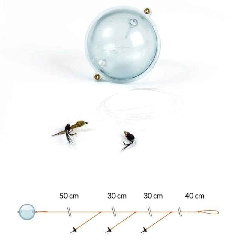 Fladen Fly-cast Nymphs incl bubble float