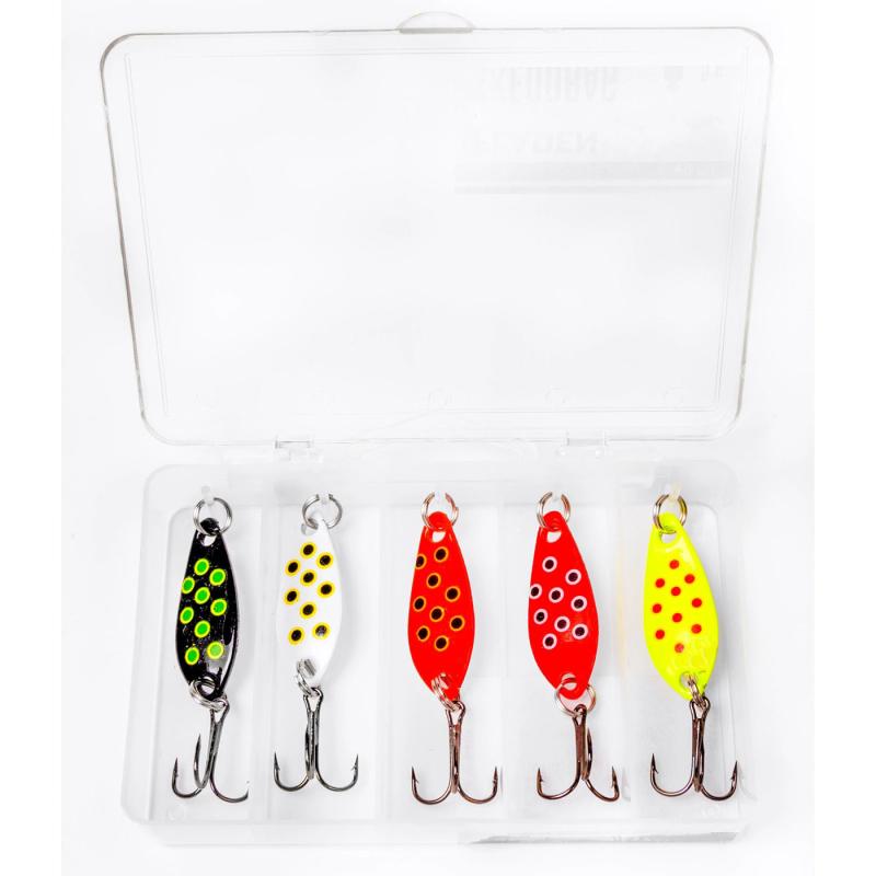 Produktbild Fladen Conrad light spoon assortment 4pack 5g 38mm