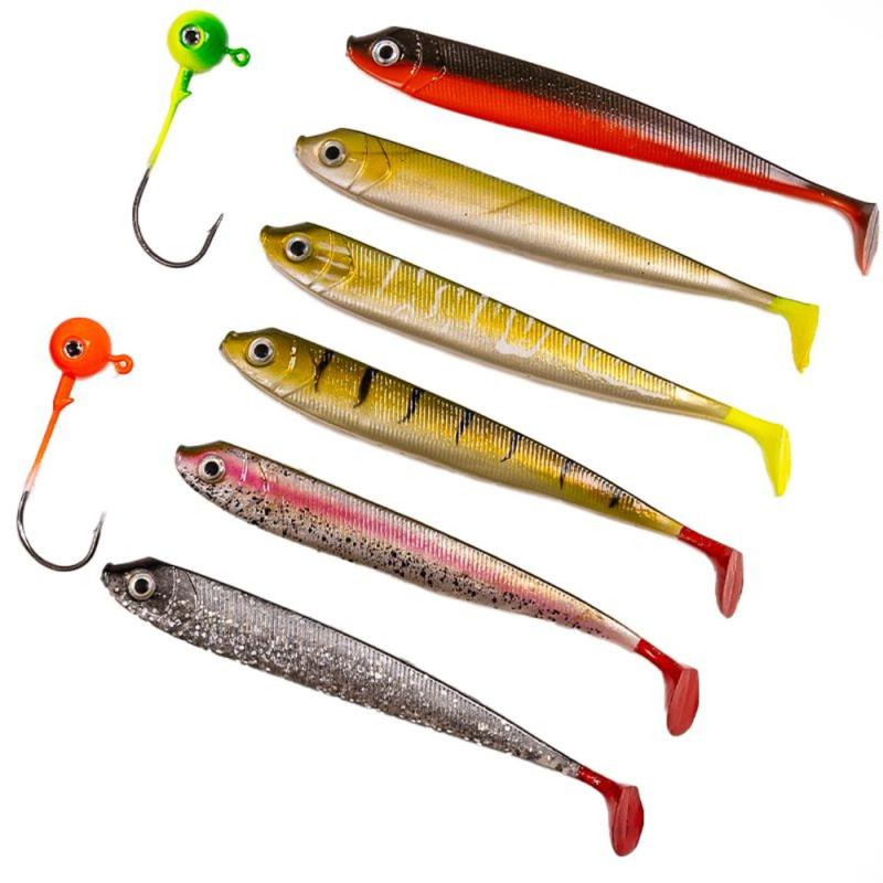 Fladen Conrad Softlures 3x6 150mm Guddi shad assorted colors