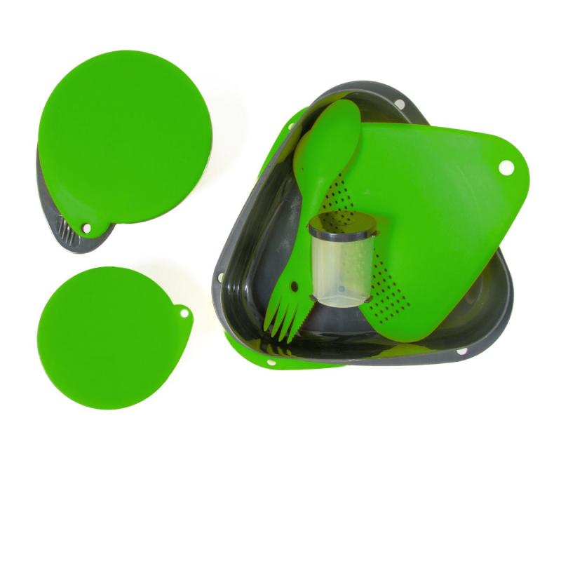 Produktbild Fladen Set w bowls & boxes darkgreen