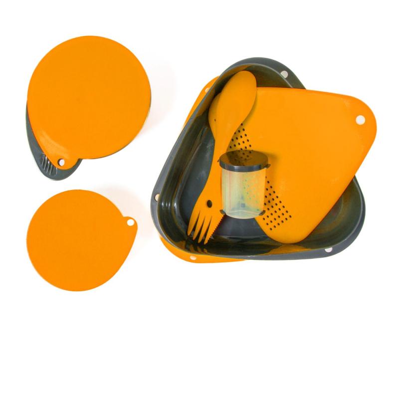 Produktbild Fladen Set w bowls & boxes orange