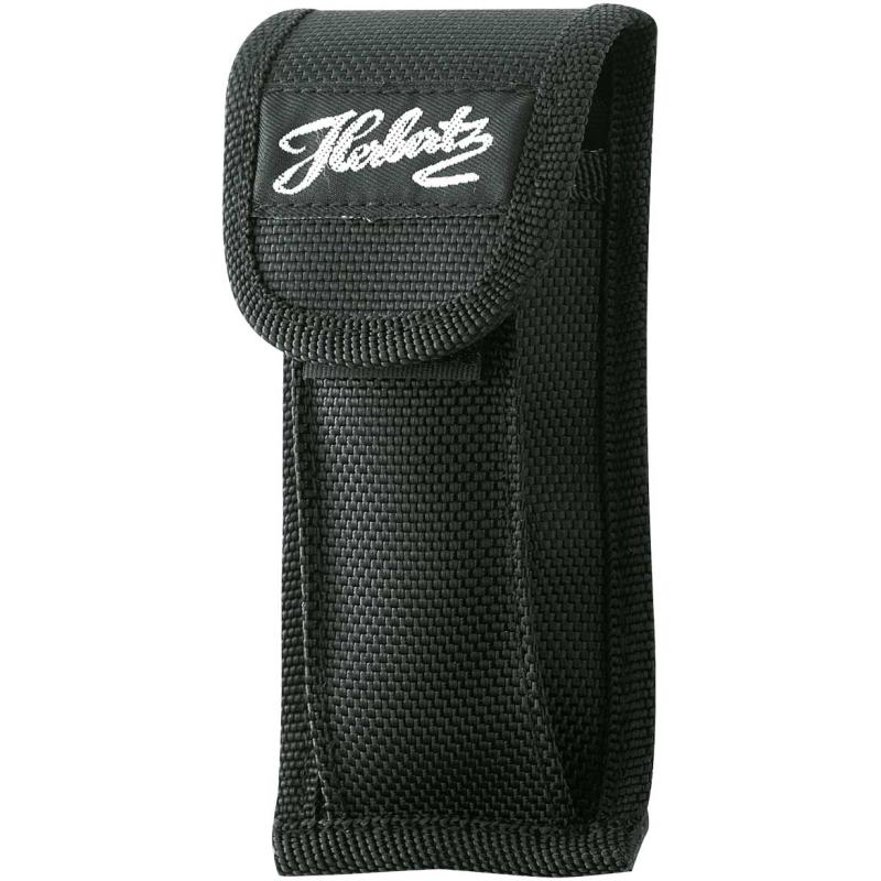 Herbertz Messeretui, Schwarzes Nylon, L&auml;ngs Und Quer Tragbar, L&auml;nge 14cm
