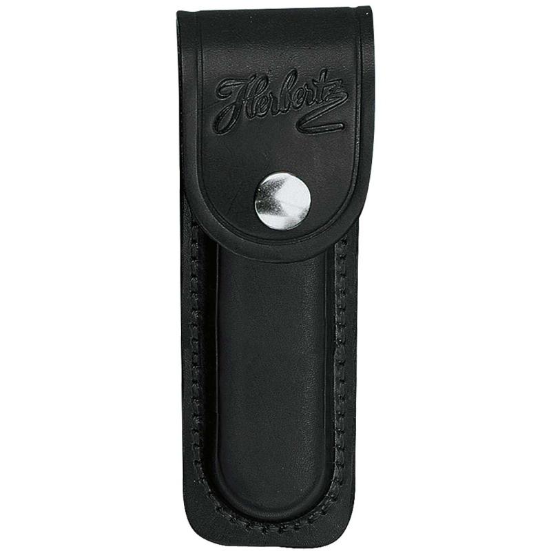 Herbertz Lederetui, Schwarz, F&uuml;r Heftl&auml;nge 13 cm L&auml;nge 14,5cm