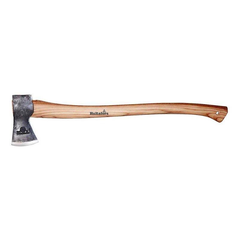 Produktbild Hultafors Qvarfot F&auml;llaxt, Ovako Carbonstahl, Hickoryholz-Stiel, Kopfscheide Aus Braune Leder