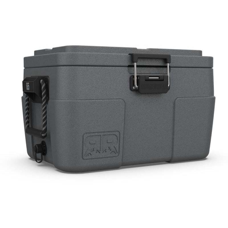 Rugged Road Cooler 65 V2, Gunmetal Gray, Ultraleicht, Rigorite Fridgite Isolierung, 2 Griff