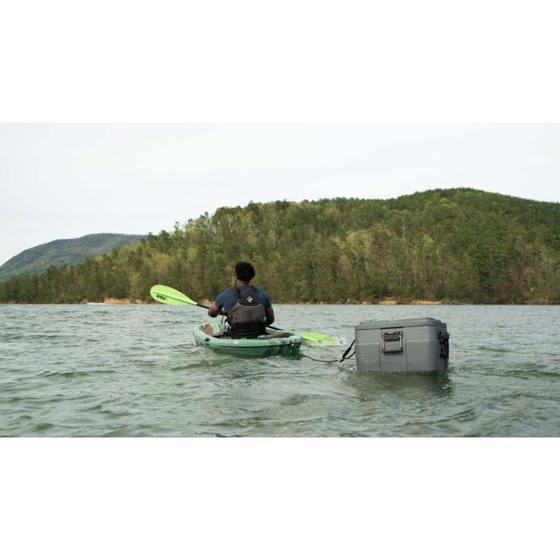 Rugged Road Cooler 65 V2, Gunmetal Gray, Ultraleicht, Rigorite Fridgite Isolierung, 2 Griff