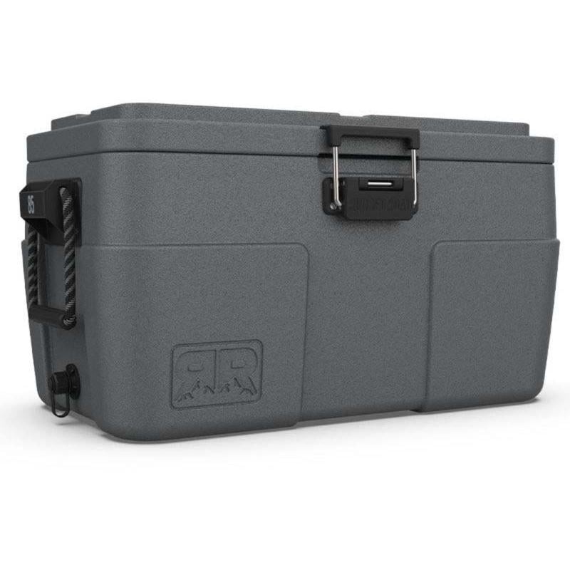 Rugged Road Cooler 85 V2, Gunmetal Gray, Ultraleicht, Rigorite Fridgite Isolierung, 2 Griff