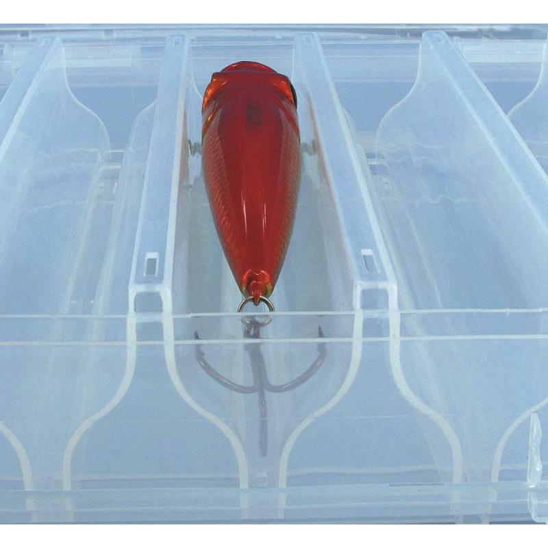 JENZI Kunststoff-Box, transp., 2-seitig &ouml;ffenbar, 275x150x50