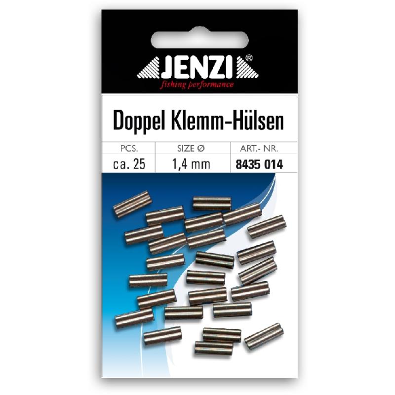 Produktbild JENZI Quetsch-Doppel-H&uuml;lsen zur Stahlvorfachanfertigung 1,4 mm