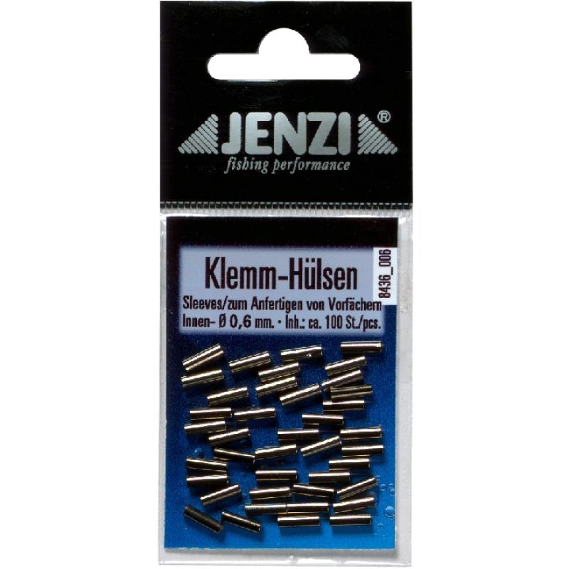 JENZI Quetsch-H&uuml;lsen, Inhalt ca. 100 St&uuml;ck, 0,8 mm