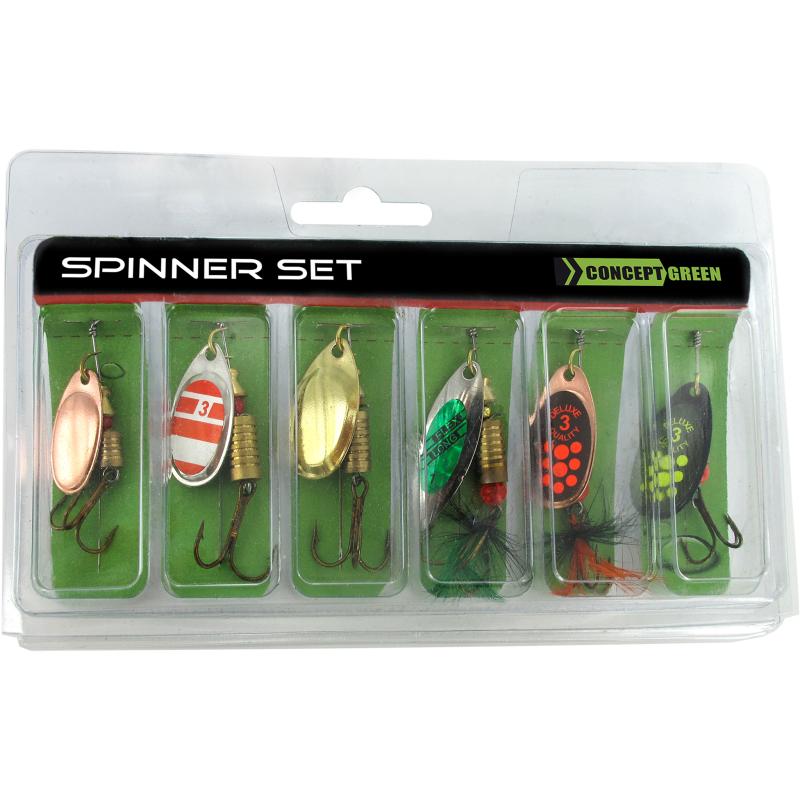 JENZI Spinner Set Green Concept verschiedene f&auml;ngige Spinner