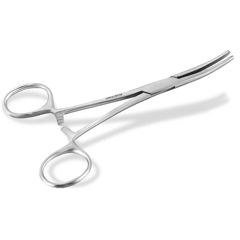 JENZI Arterienklemme rostfrei 13cm gebogen