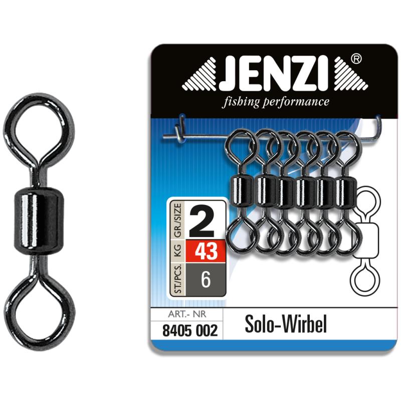 JENZI Solo-Wirbel in Black-Nickel Ausf&uuml;hrung Gr.2 43kg