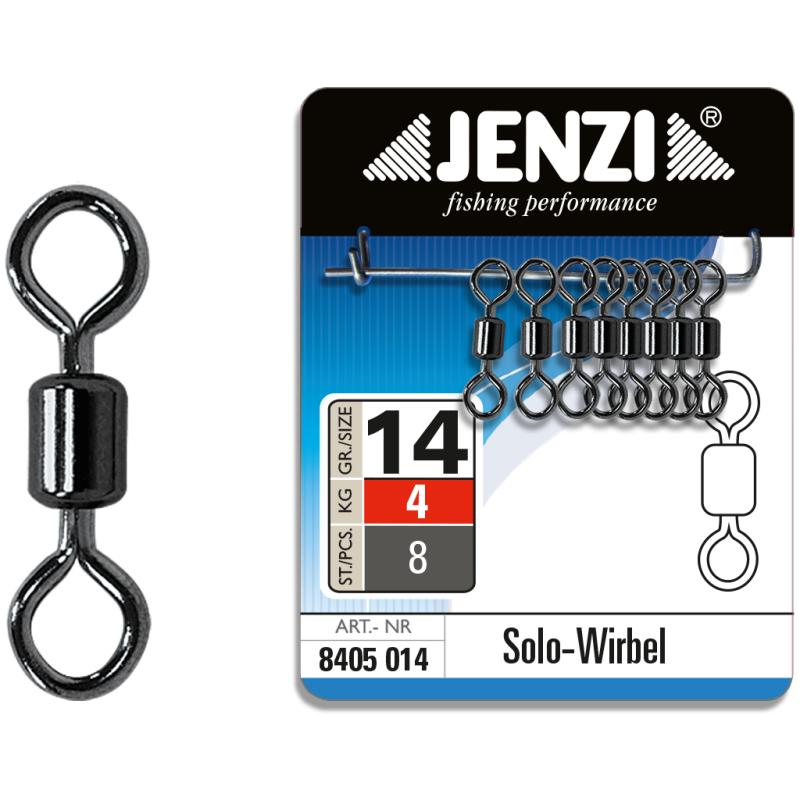 JENZI Solo-Wirbel in Black-Nickel Ausf&uuml;hrung Gr.14 , 4kg