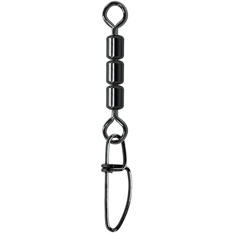 JENZI High-Speed Wirbel mit Fastlock-Karabiner Balck Nickel Gr.10 12kg