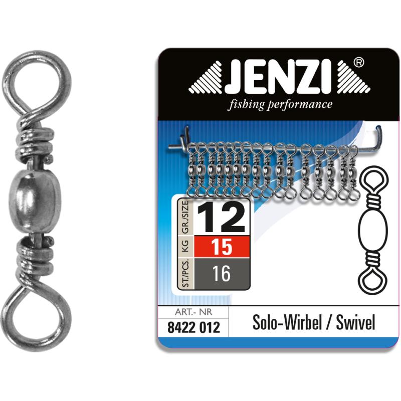 JENZI Solo-Wirbel in Black Nickel Gr&ouml;&szlig;e: 12 15kg