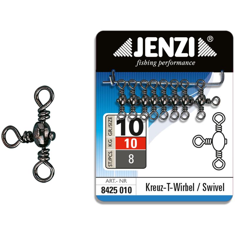 JENZI KREUZWIRBEL Black Nickel Gr.10 10kg
