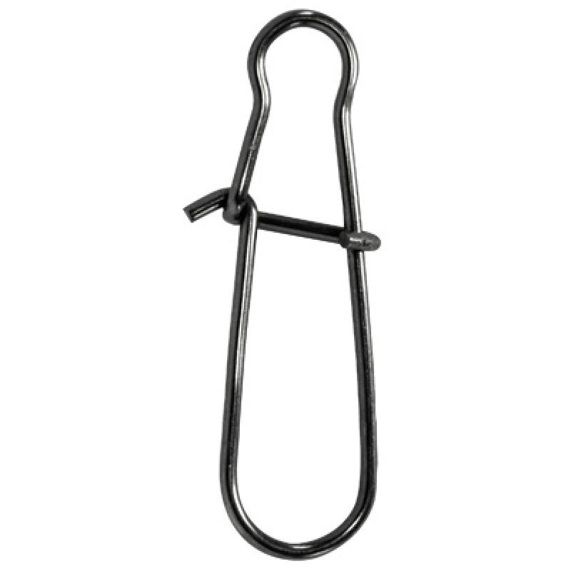 JENZI Fastlock-Snap Wirbel Farbe black-nickel Size 10kg-Test 11kg