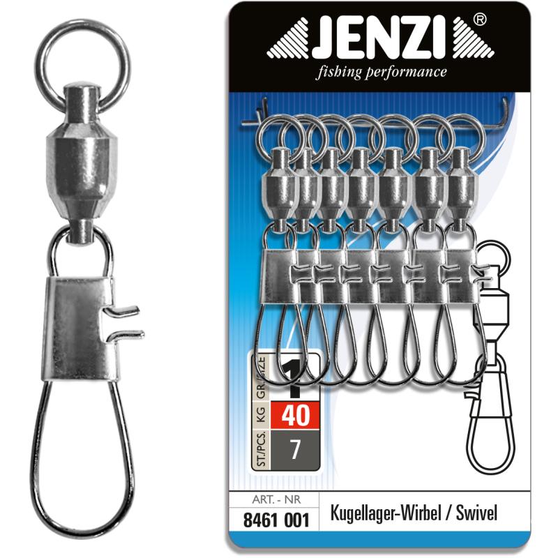 Salzwasser-Karabiner-Wirbel Kugellager verl&ouml;tete Sprengringe #1 32kg