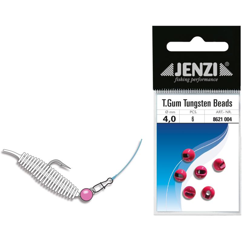 JENZI Tung.Perl.4,0mm 6/SB slot.pink