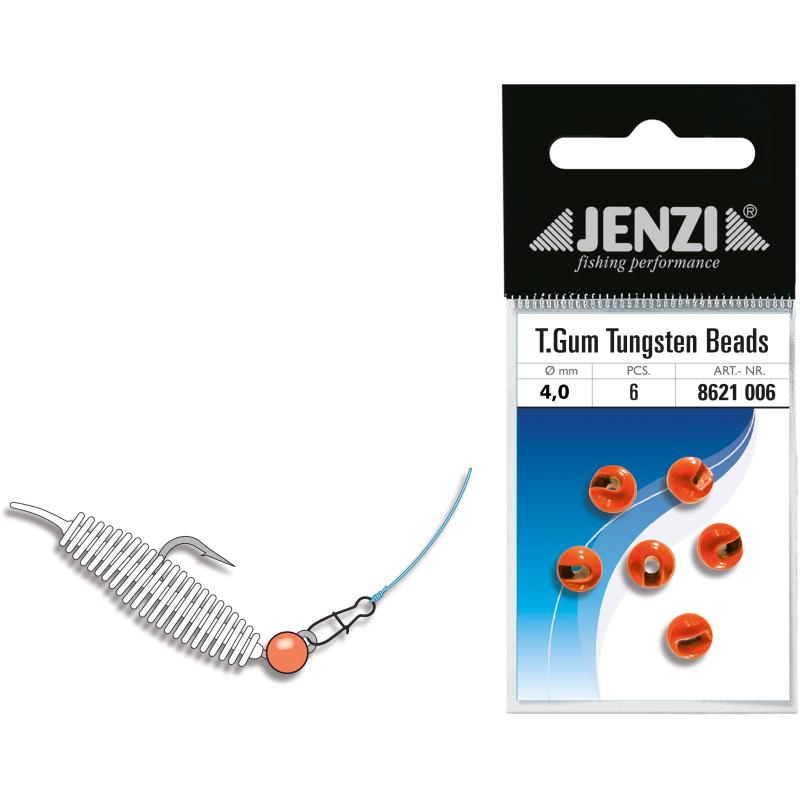 JENZI Tung.Perl.4,0mm 6/SB slot.oran